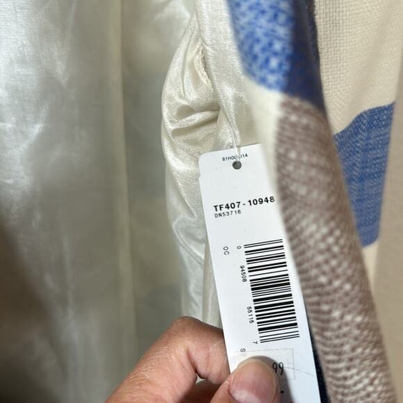 Pendleton Buffalo Check Plaid Long Wrap Vest XL - Picture 8 of 8